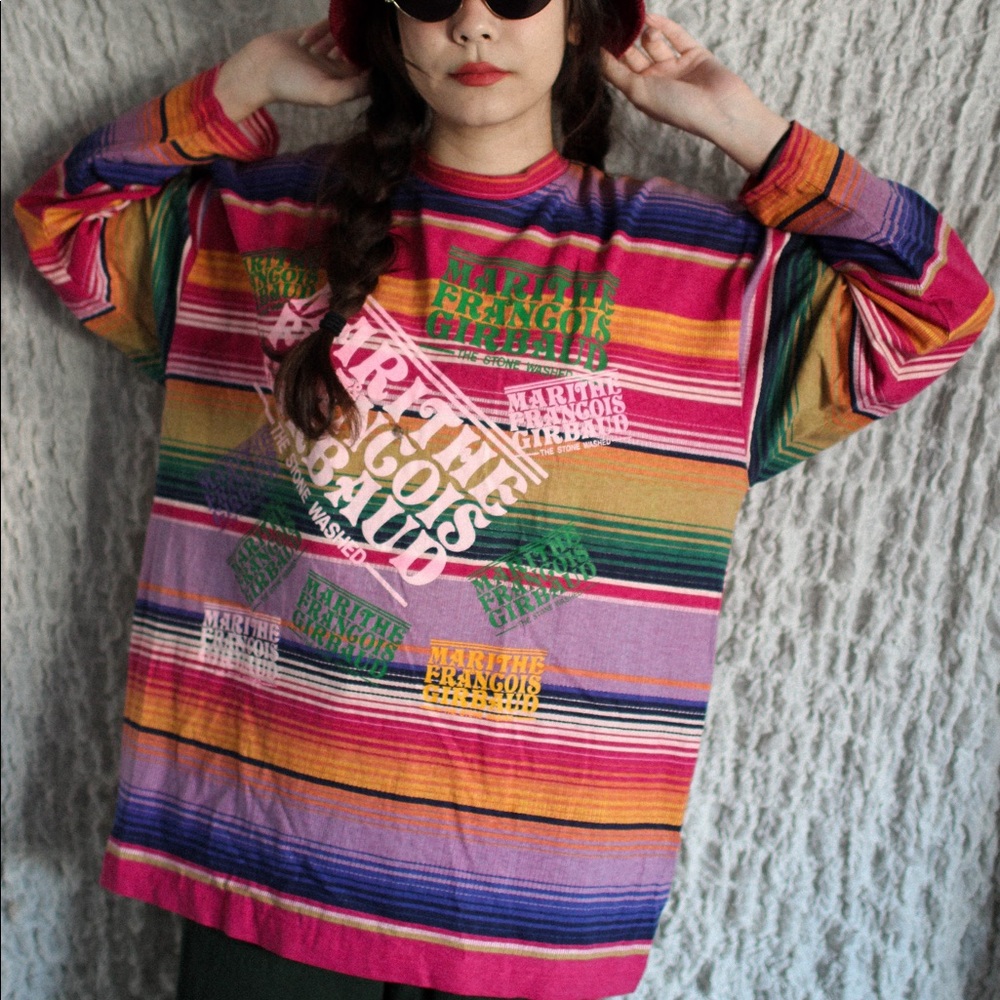 RARE Unisex Multicolor Long Sleeve